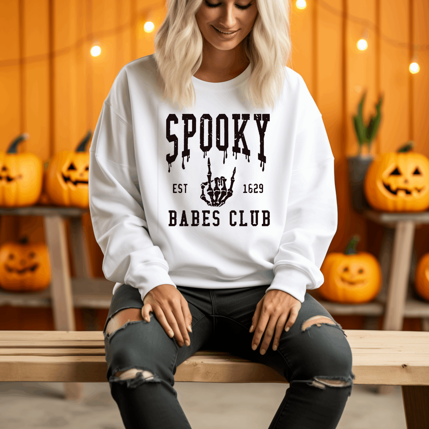 Spooky Babes Club WOmen’s Graphic Sweat Shirt