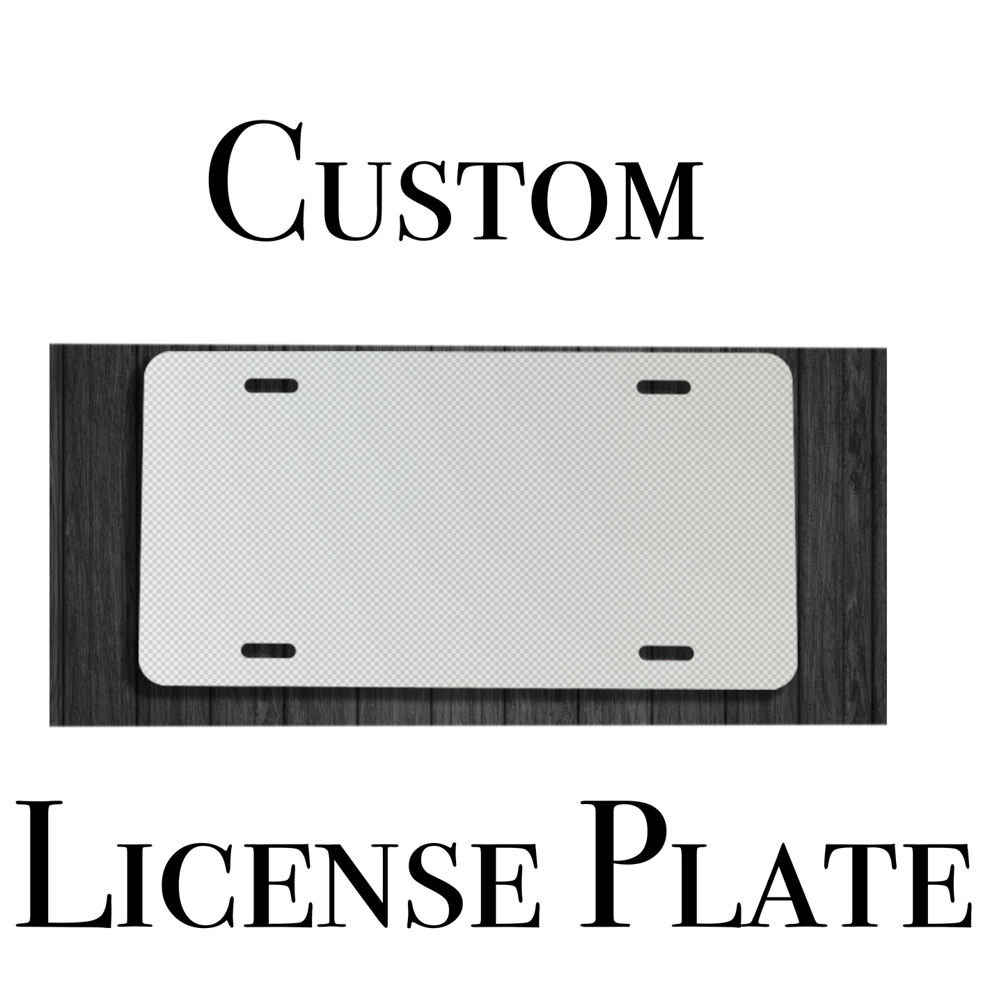 Custom Aluminum License Plate | Vehicle License Plate | Car Accessories Personalized