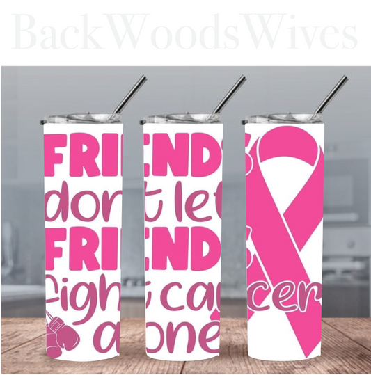 20oz cancer tumbler