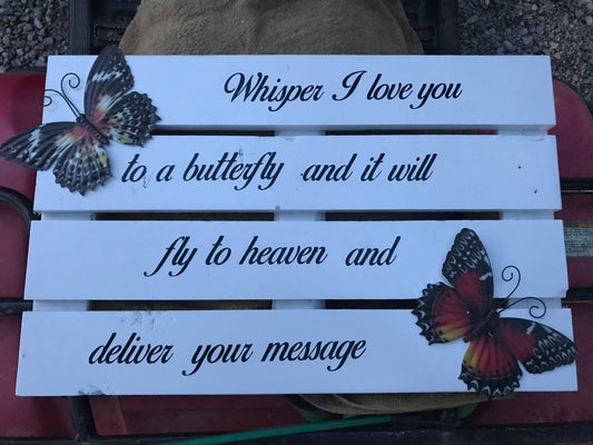 Wooden Memorial Wall Decor